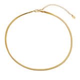 COLLIER SERPENT CHAÎNE | OR