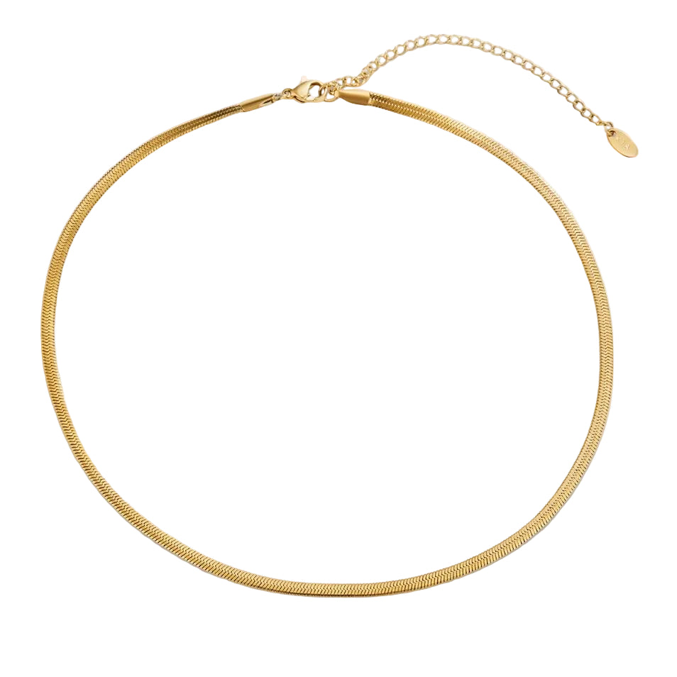 COLLIER SERPENT CHAÎNE | OR