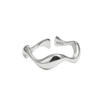 BAGUE VAGUE RÉGLABLE | ARGENT