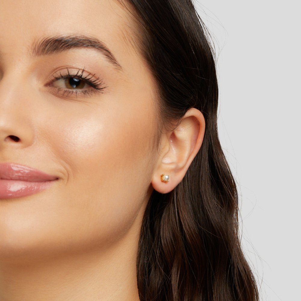 PENDIENTES D'OREILLES PERLE