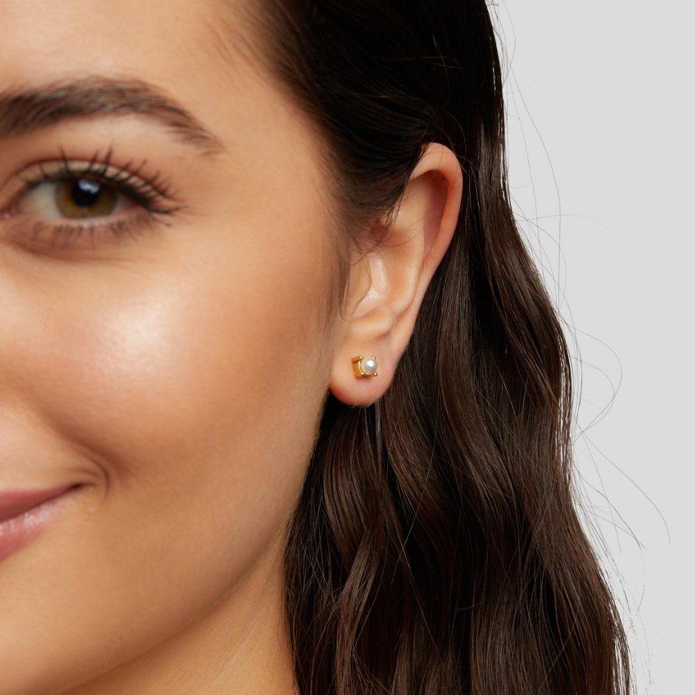 PENDIENTES D'OREILLES PERLE