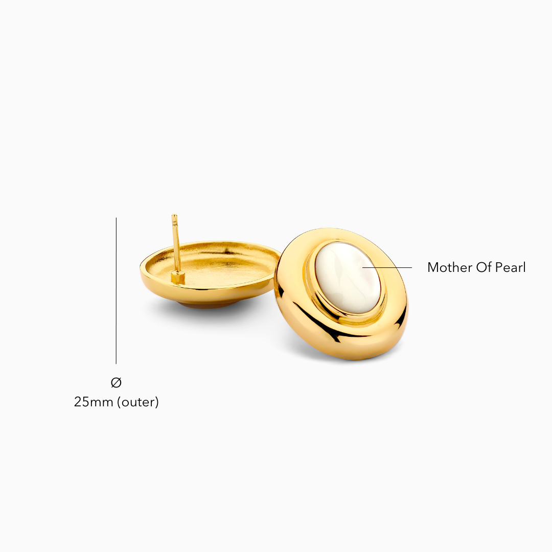 BOUCLES D'OREILLES PERLE | OR