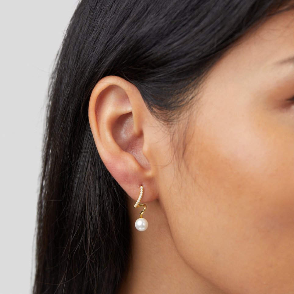 BOUCLES D'OREILLES VAGUE