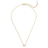 COLLIER CRISTAL FEUILLE